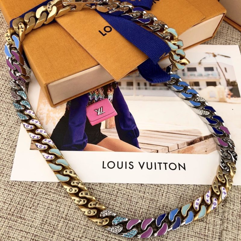 lv-nanogram-chainlink-multicolor-necklace